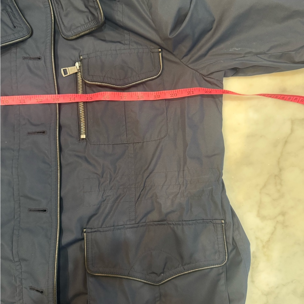 BURBERRY Brit Ladies Trench Coat size 14 navy blue - Picture 14 of 14